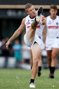 0308_INJURIES_620_2.jpg Jordan De Goey is likely to miss round one after suffering a minor hamstring injury while training with the VFL Magpies. Image: AFL Photos. - Collingwood,Collingwood Magpies,Jeremy Howe,Adam Treloar,Darcy Moore,Jamie Elliott,Alex Fasolo,James Aish,Daniel Wells,Jordan De Goey